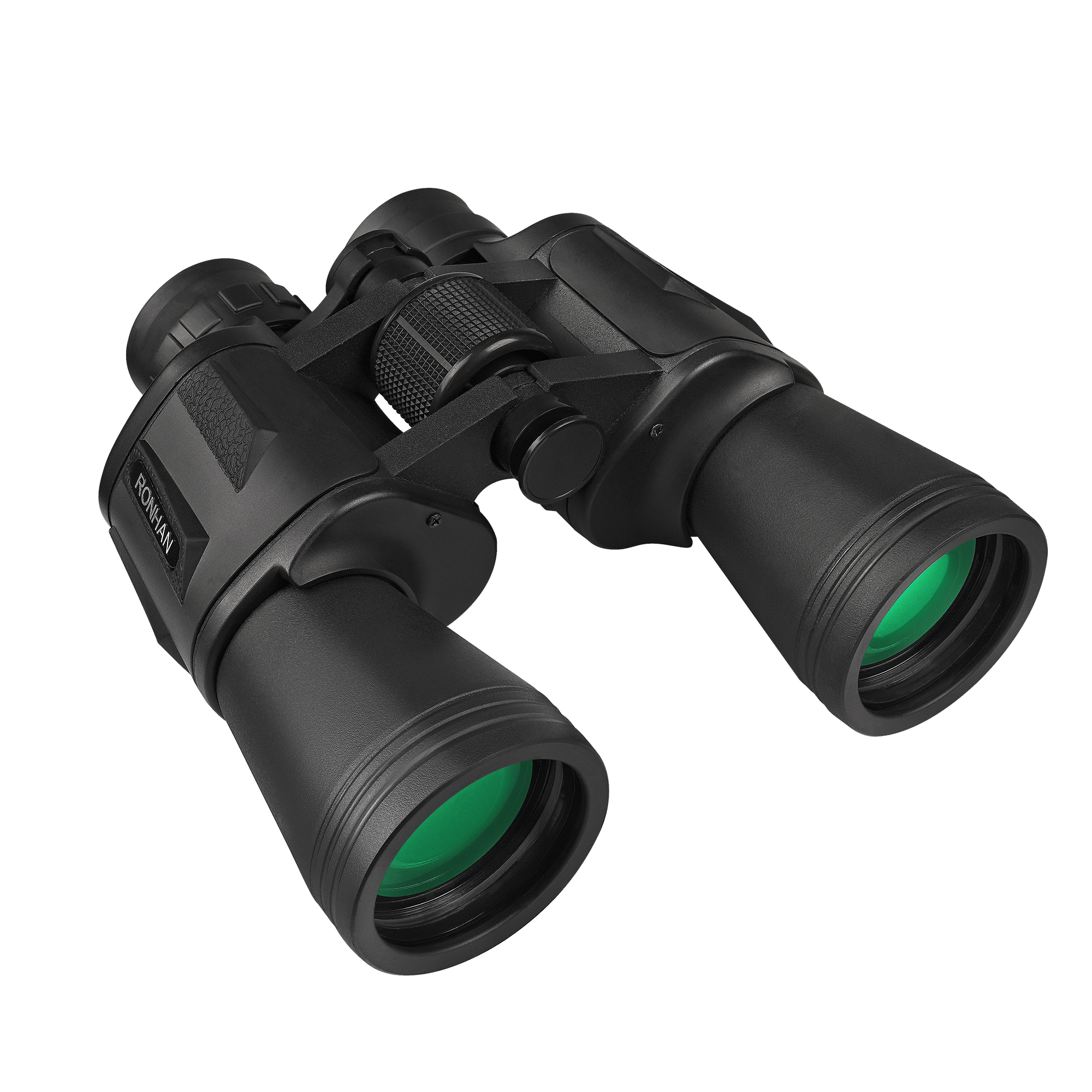 20x50 High Power Military Binoculars, RONHAN Compact HD Professional/Daily Waterproof Binoculars Telescope for Adults Bird Watching Travel Hunting Football-BAK4 Prism FMC Lens-with Exquisite Case and Strap (20X50)